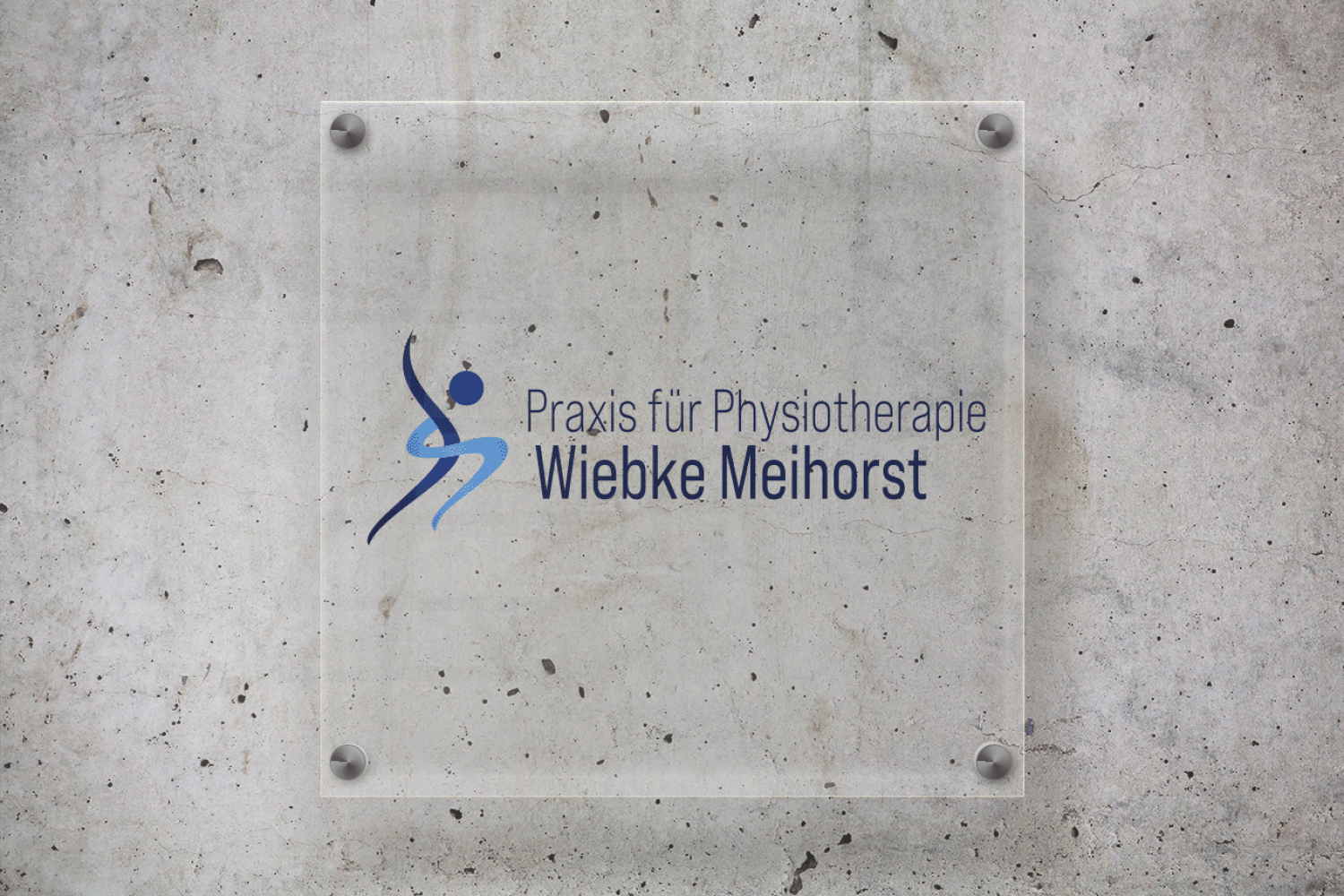 Physiotherapie Praxis Logo Praxisschild Graphic Design Corporate