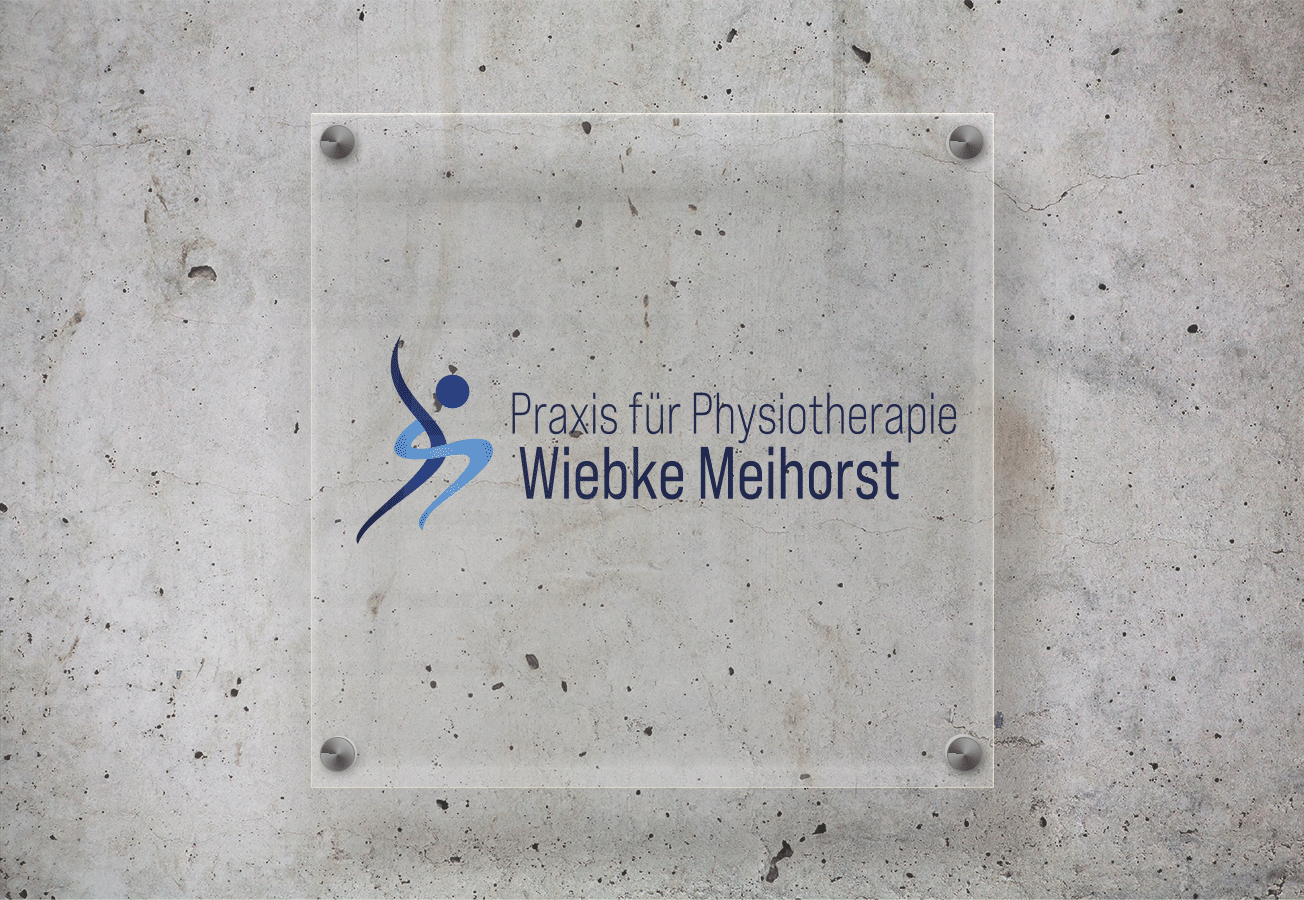 Physiotherapie Praxis Logo Praxisschild Graphic Design Corporate